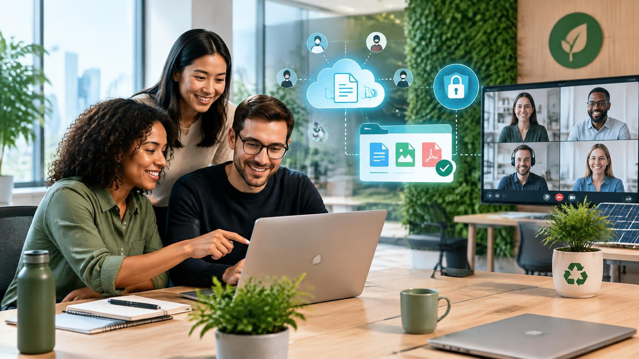 modern office digital workflow