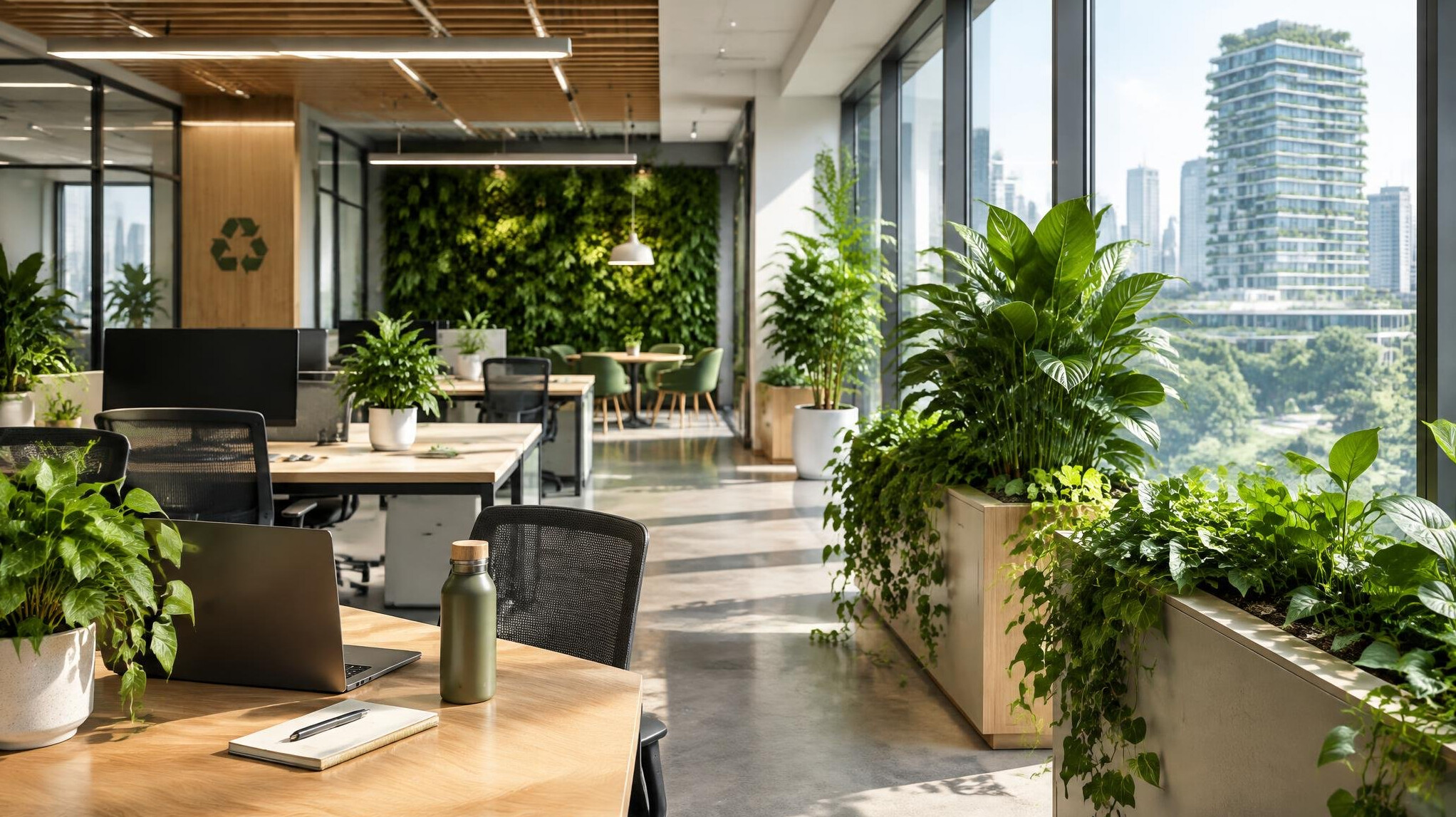 green office plants