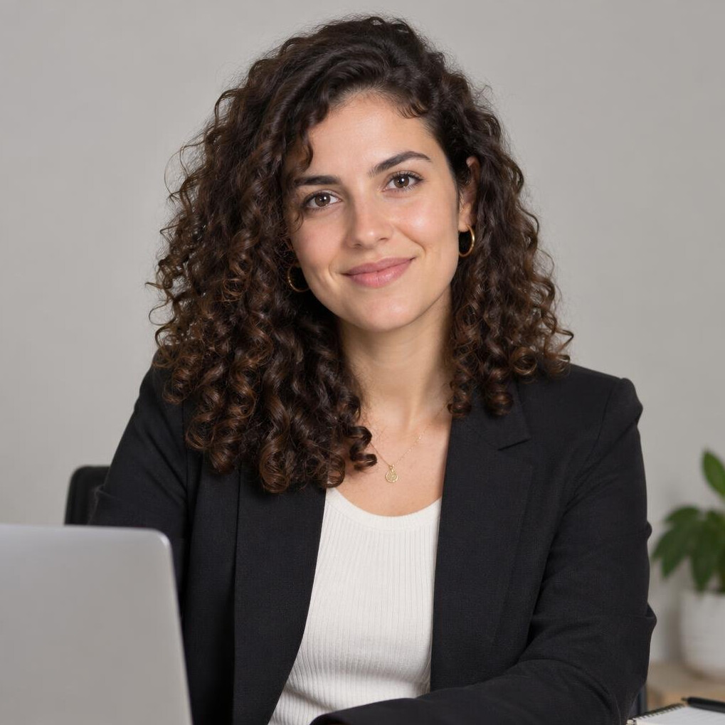 Mulher portuguesa jovem, especialista em jornalismo de dados