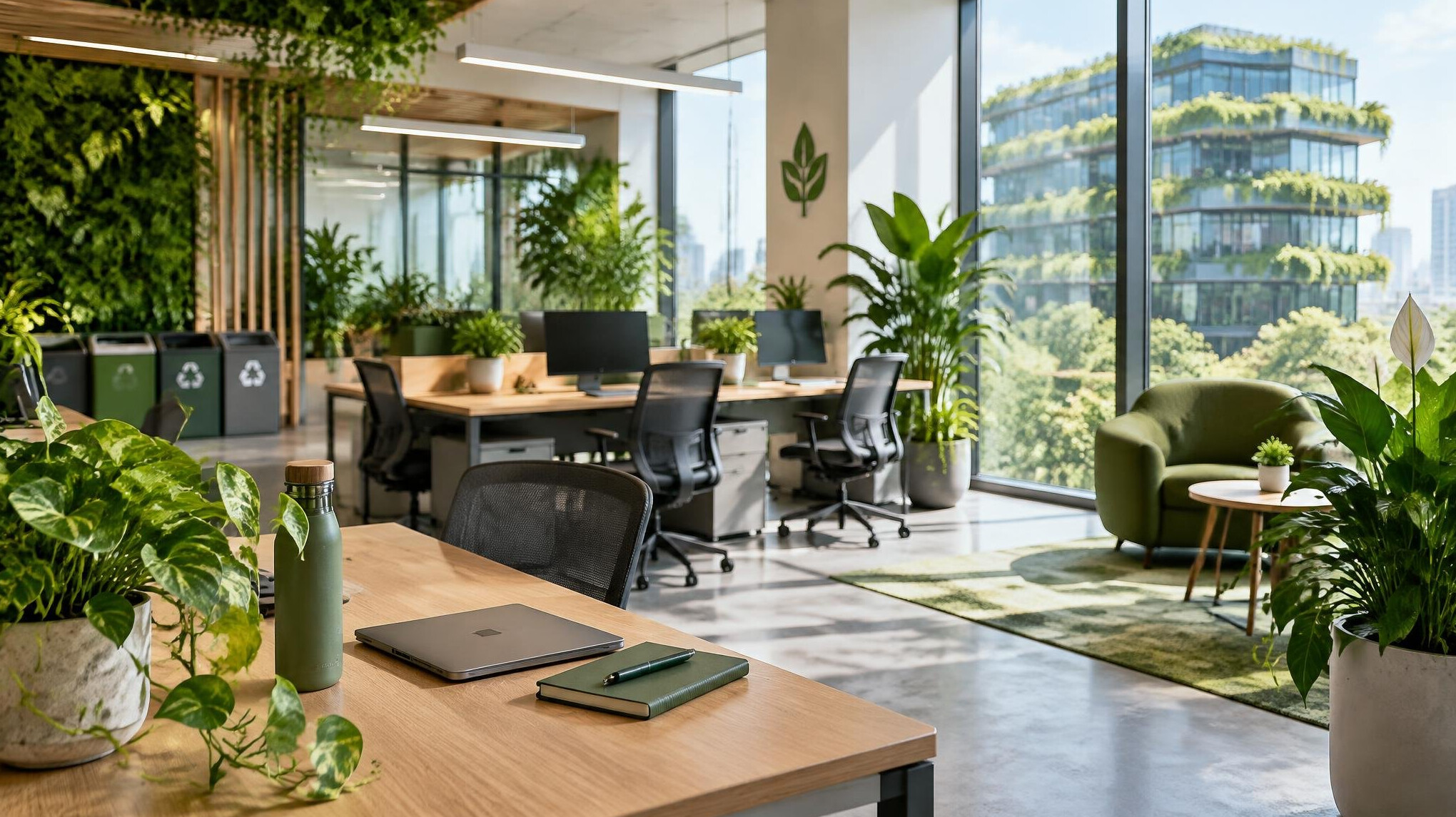 green office plants