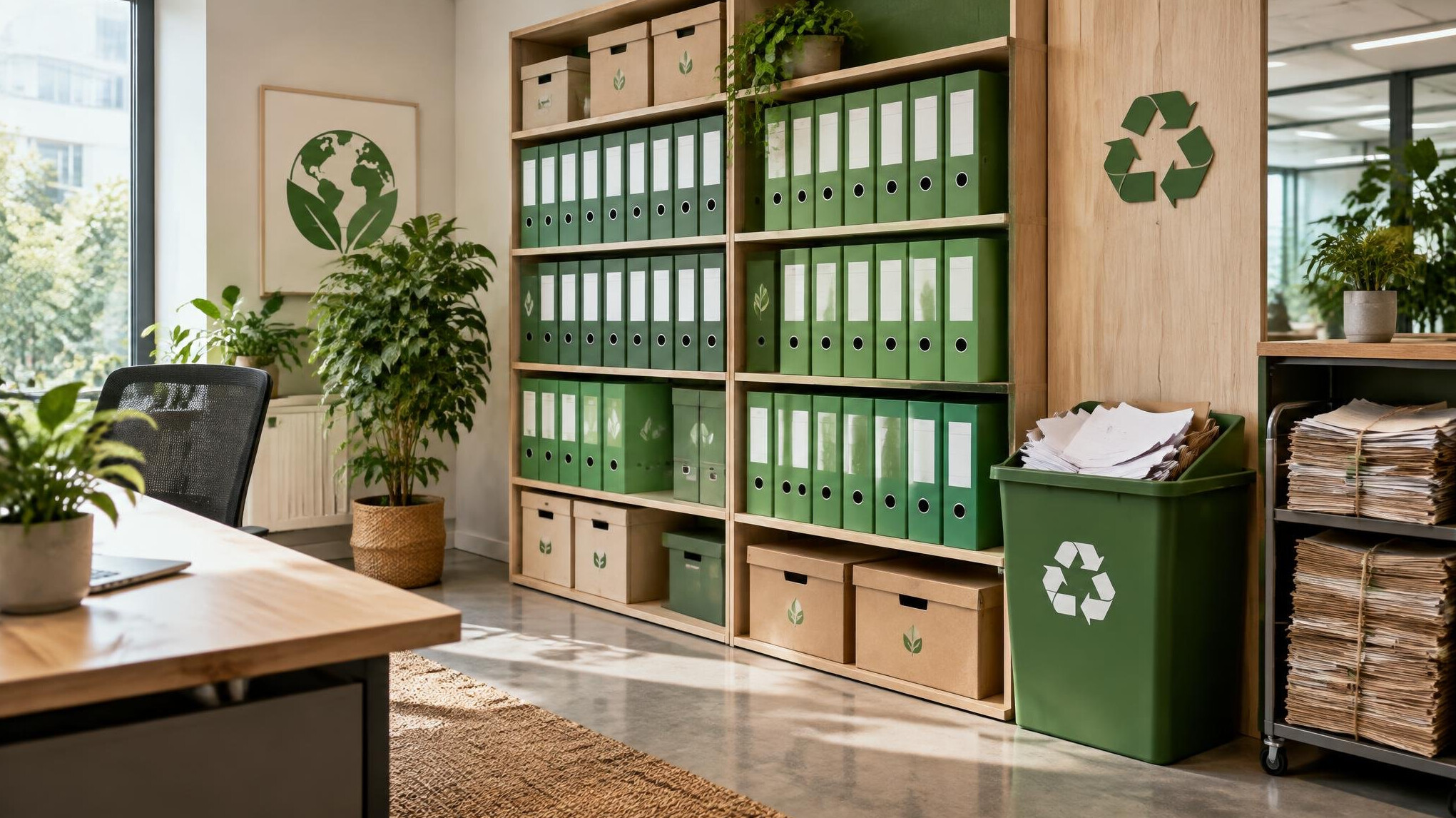 sustainable office interior