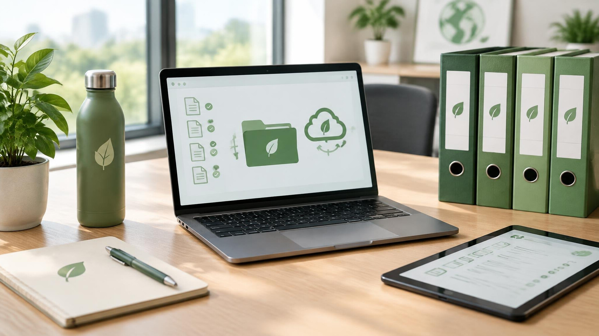 sustainable office documents