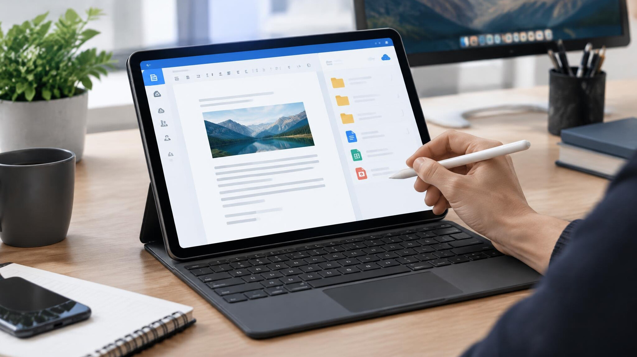 digital tablet screen